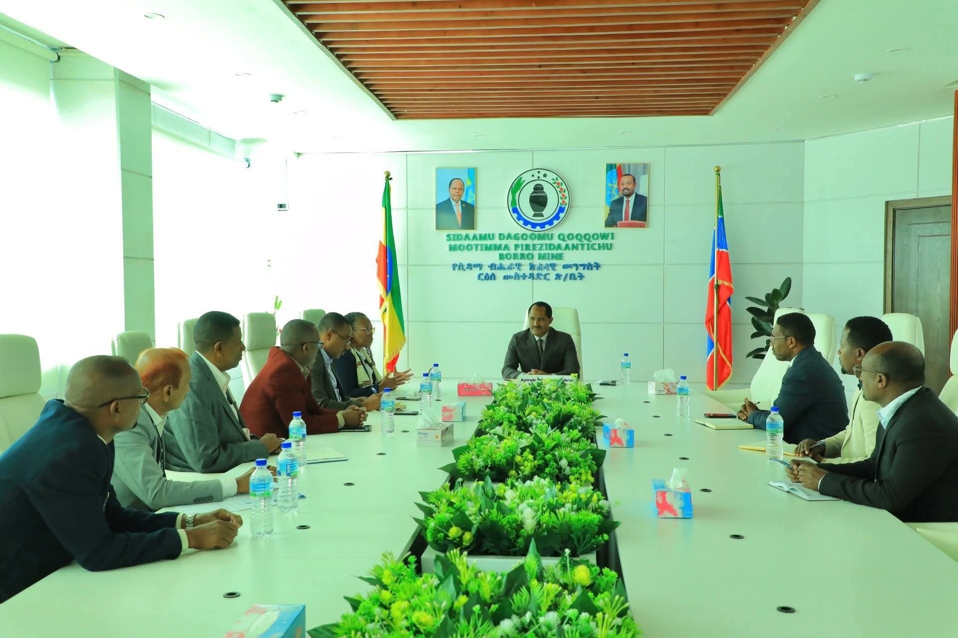 ርዕሰ መስተዳድር አቶ ደስታ ሌዳሞ የFAO በኢትዮጵያ ተወካይ የነበሩትን ፋራዪ ዚሙዲዚን በጽ/ቤታቸው ተቀብለው አነጋገሩ 